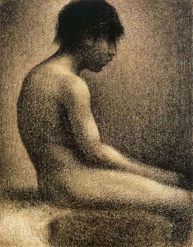 Georges Seurat The seated Teenager china oil painting image